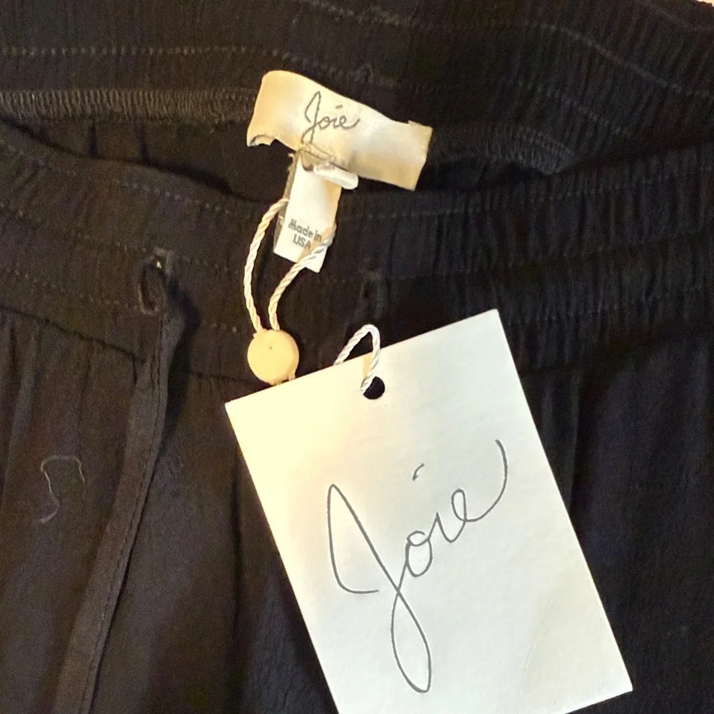 JOIE black drawstring pants NWT Size S - Picture 2 of 2